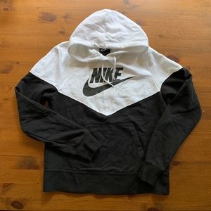 Nike Black & White Hoodie